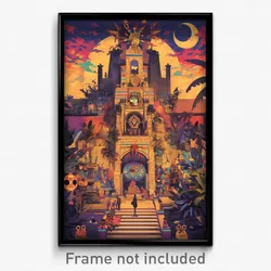 Russian Movie Poster - Nautical Mexican Architecture (Russia Film Art Print)
