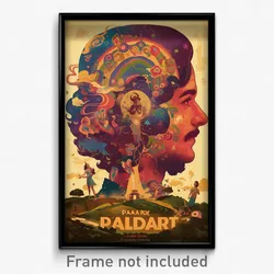 Brazilian Movie Poster - Peaceful Fest (Brazil Psychedelic Art Retro Film Print)