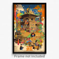 Mexican Movie Poster - Fabulous Longhouse (Mexico Retro Film Art Print)