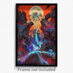 Art Poster - Outstanding Hyperspace (Psychedelic Trippy Weird Cartoon Print)