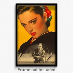 Spanish Movie Poster - Woman Feeling Dejection, Scholarly Short Kimono (Print)