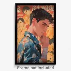 Thai Movie Poster - Boy Feeling Loathing, Strong Denim Jacket (Art Print)