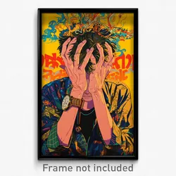 Thai Movie Poster - Boy Feeling Lonely, Flamboyant Multi Strapped (Art Print)