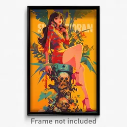 Spanish Movie Poster - Thorny Tavern (Spain Psychedelic Art Retro Film Print)