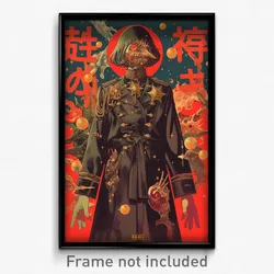 Spanish Movie Poster - Man Feeling Dislike, Ancient Collared Coat (Art Print)