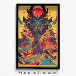 Vietnamese Movie Poster - Rusty Fest (Vietnam Psychedelic Art Retro Film Print)