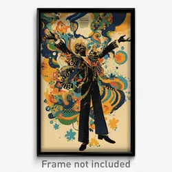Spanish Movie Poster - Man Feeling Vicious, Zany Frilled Capelet (Art Print)