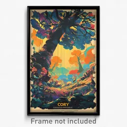 French Movie Poster - Dry Grove (France Psychedelic Trippy Art Retro Film Print)