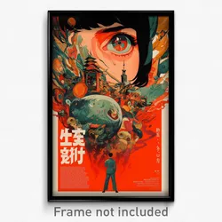 Vietnamese Movie Poster - Flat Dais (Vietnam Psychedelic Art Retro Film Print)