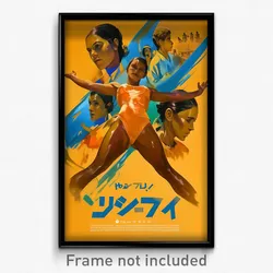 Brazilian Movie Poster - Woman Feeling Powerless, Rundown Orange Leotard (Print)
