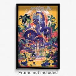 Bollywood Movie Poster - Tiny Swamp (India Retro Hindi Film Art Print)