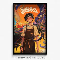 Thai Movie Poster - Boy Feeling Pleased, Glass Brown Apron (Thailand Art Print)