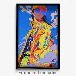 Art Poster - Nifty Catwalk (Psychedelic Trippy Weird 11x17 Cartoon Print)