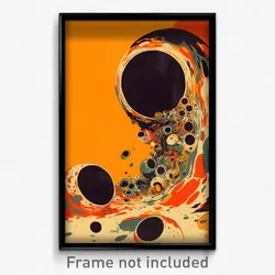 Spanish Movie Poster - Enormous Eggs (Spain Psychedelic Art Retro Film Print)