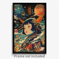 Chinese Movie Poster - Showy Jupiter (China Psychedelic Art Retro Film Print)