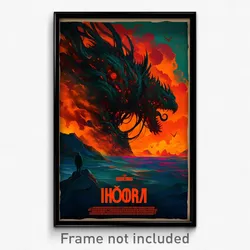 Russian Movie Poster - Unwelcoming Abyss (Russia Retro Film Art Print)