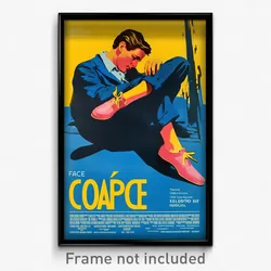 French Movie Poster - Man Feeling Relaxed, Pink Yellow Footwear (Art Print)