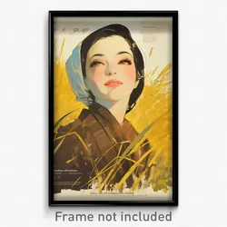 Thai Movie Poster - Girl Feeling Enlightened, Well Off Brown Bodysuit (Print)