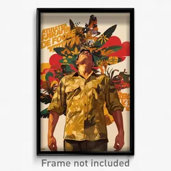 Brazilian Movie Poster - Man Feeling Sullenness, Marvelous Beige Shirt (Print)