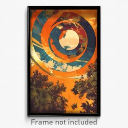 French Movie Poster - Pleasant Reservoir (France Retro Film Art Print)
