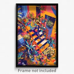 Vietnamese Movie Poster - Colorful Aisle (Vietnam Retro Film Art Print)