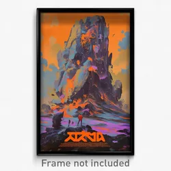 Russian Movie Poster - Agile Karst (Russia Psychedelic Art Retro Film Print)