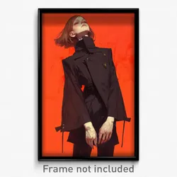 Art Poster - Girl Feeling Sympathy Wearing Emaciated Suit