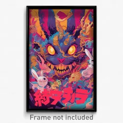 Chinese Movie Poster - Smoggy Rabbit (China Psychedelic Art Retro Film Print)