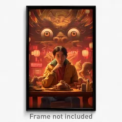 Thai Movie Poster - Slim Hibernaculum (Thailand Retro Film Art Print)