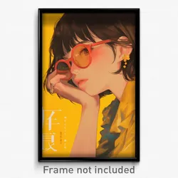 Chinese Movie Poster - Girl Feeling Politeness, Fluid Eyewear Strap (Art Print)