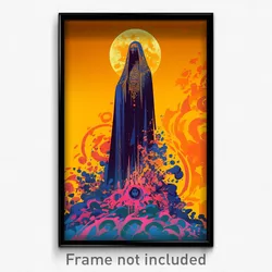Greek Movie Poster - Black Abbey (Greece Psychedelic Art Retro Film Print)