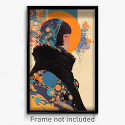 Icelandic Movie Poster - Woman Feeling Liking, Acceptable Fur Trimmed Gloves
