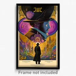 Hebrew Movie Poster - Man Feeling Adoration, Glum Large Hat (Israel Art Print)
