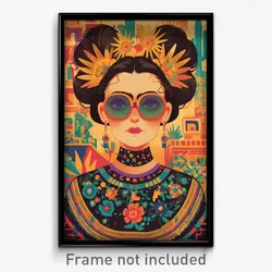 Mexican Movie Poster - Virtual Campus (Mexico Psychedelic Art Retro Film Print)