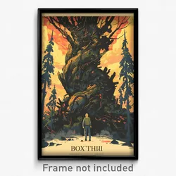Russian Movie Poster - Complex Trees (Russia Psychedelic Art Retro Film Print)