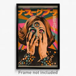 German Movie Poster - Woman Feeling Shocked, Stupendous Grey Sleeves (Art Print)