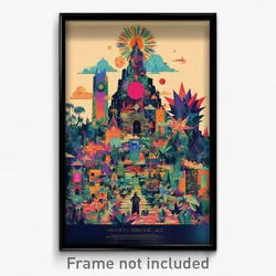 Mexican Movie Poster - Velvety Hermitage (Mexico Retro Film Art Print)