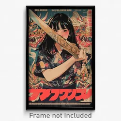 Indonesian Movie Poster - Girl Feeling Aggressive, Ancient Tented Shirt (Print)