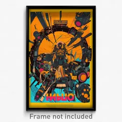 Russian Movie Poster - Complex Wire Frame Door (Russia Retro Film Art Print)
