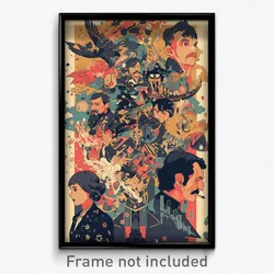 Spanish Movie Poster - Neat Pen (Spain Psychedelic Trippy Art Retro Film Print)