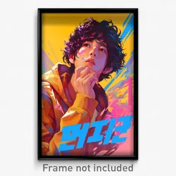 Korean Movie Poster - Boy Feeling Comfortable, Natural Brown Hoodie (Art Print)