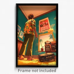 Brazilian Movie Poster - Buzzing Hotel Room (Brazil Retro Film Art Print)