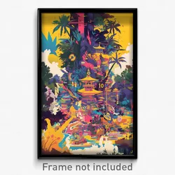 Indonesian Movie Poster - Neat Tower (Indonesia Retro Film Art Print)