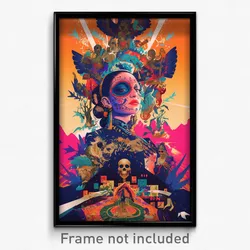 Mexican Movie Poster - Meek Barcelona (Mexico Psychedelic Art Retro Film Print)