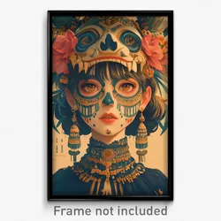 Mexican Movie Poster - Girl Feeling Dispirited, Memorable Animal Costume (Print)