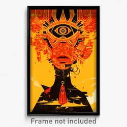 Mexican Movie Poster - Tidy Visage (Mexico Psychedelic Art Retro Film Print)