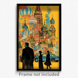 Russian Movie Poster - Great European City (Russia Retro Film Art Print)