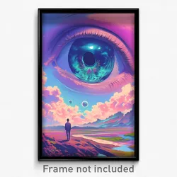 Movie Art Poster - Dizzying Hurricane (Psychedelic Retro Weird Film Print)