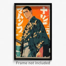 Vietnamese Movie Poster - Man Feeling Assertive, Spectacular Short Kimono