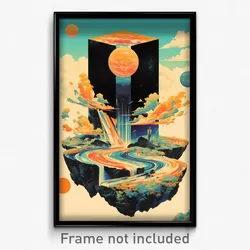 Movie Art Poster - Valuable Cascade (Psychedelic Retro Weird Film Print)